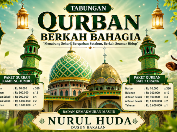 Mengenal Program Tabungan Qurban dan Simulasi Perhitungannya BKM Nurul Huda